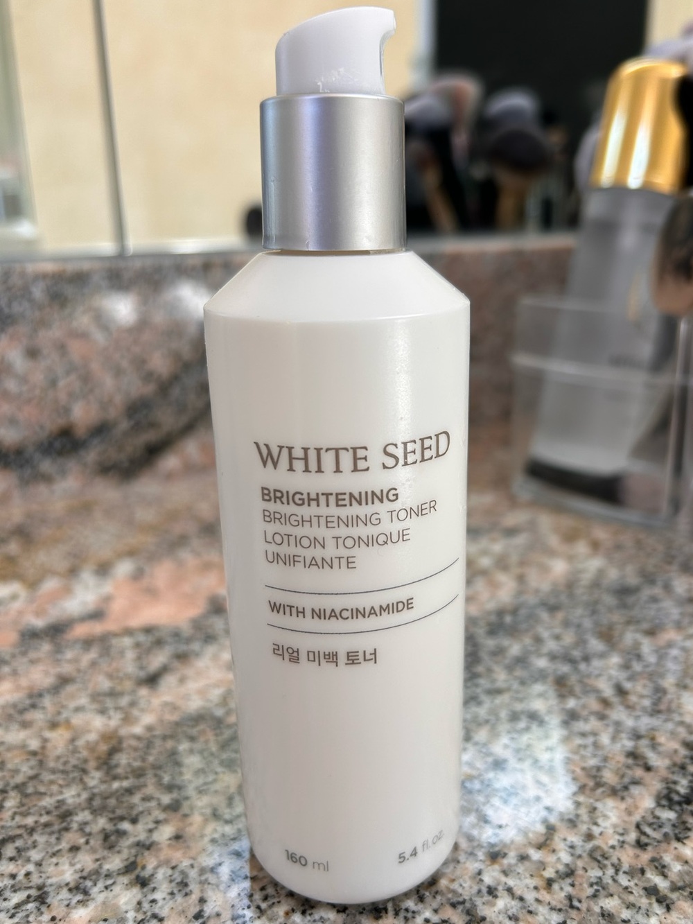 K-Beauty The Face Shop White Seed, Brightening Toner With Niacinamide 5.4 floz